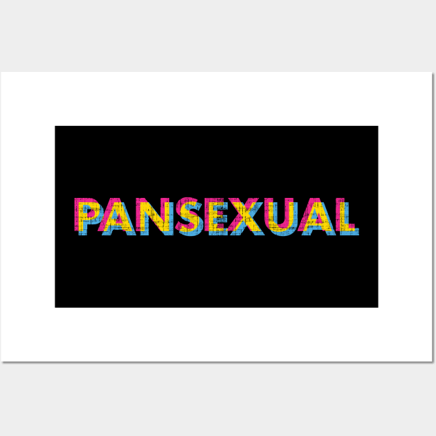 Pansexual Anaglyph Wall Art by AceOfTrades